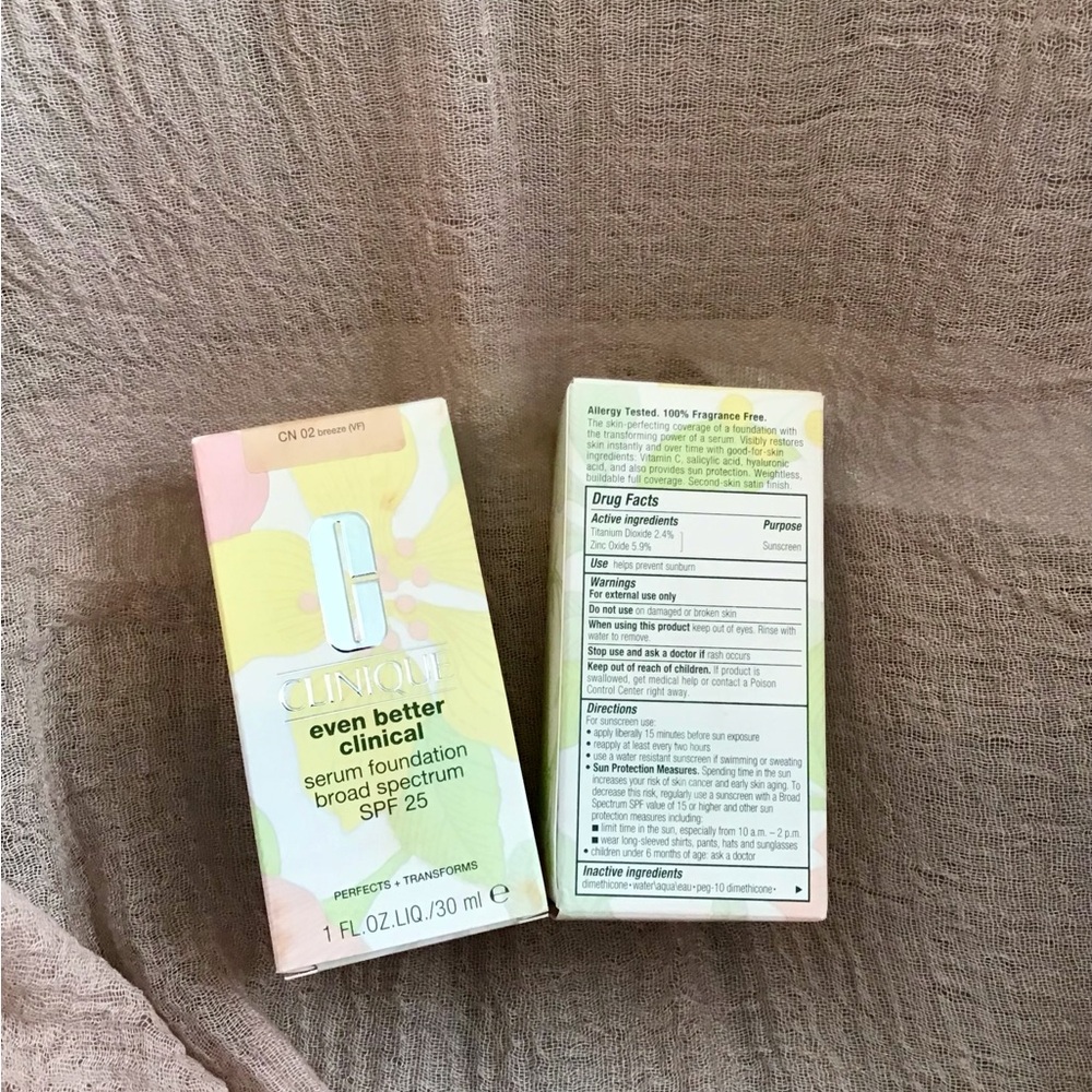 🌟 Clinique Even Better Makeup SPF 25– Shade CN 02 Breeze (VF